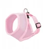 Barry King Rožinės spalvos tinklinio audinio ir poliesterio šunų petnešos XS, kaklo apimtis 26 cm / krūtinės apimtis 29–36 cm