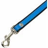 Barry King Odinė pavadėlė šuniui, mėlyna/juoda, XS-S, 12mm/120cm