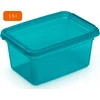 Orplast „Basestore“ anglies indas su dangteliu ir spaustukais, 14x19x9 cm, 1,5 l