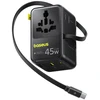 Baseus PicoGo AG11 Fast Universal 45W Travel Charger Cosmic juodos spalvos