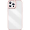 Dėklas Baseus Crystal átlátszó tok iPhone 13 Pro prietaisas (rózsaszín)