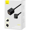 Baseus PowerCombo kabelis/przedłużacz su mini listwą zasilającą 1m juoda (adapter sieciowy EU i UK)(PSMN000301) (187753444)