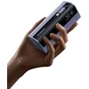 LiPo išorinis akumuliatorius (Powerbank) 20000mAh 145W, su įmontuotu USB-C kabeliu, USB-A, USB-C pilkas EnerGeek GR11 BASEUS