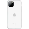 Baseus silikoninis dėklas Baseus Jelly Liquid Silica Gel Case do iPhone 11 Pro 5,8'' (balta)