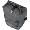 Basil BASIL NAVIGATOR STORM SINGLE PANNIER BAG MIK SIDE L 25-31 L, MIK System (paruošta naudoti) vandeniui atspari pilka juoda (NAUJIENA)