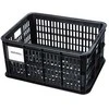 BASIL BICYCLE CRATE S vairo krepšys / dėklas, 17,5 l, perdirbta sintetika, juodas (NAUJAS)