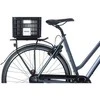 BASIL BICYCLE CRATE S vairo krepšys / dėklas, 17,5 l, perdirbta sintetika, juodas (NAUJAS)