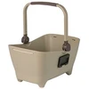 Basil Krepšys priekiui ant vairo BASIL BUDDY DOG BICYCLE BASKET FRONT KF 32L, KF System, bisotti ruda (NEW)