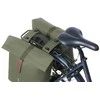 Basil Dviejų dalių miesto sakva BASIL CITY DOUBLE PANNIER BAG MIK 28-32L, MIK sistema (paruošta naudojimui), samanų žalios spalvos (NAUJA 2025)