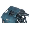 Basil Dviejų skyrių bagažinės krepšys BASIL ELEGANCE DOUBLE PANNIER BAG 40-49 Universal Bridge System, vandeniui atsparus estate mėlynas