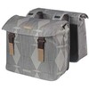 Basil Bagažinės krepšys BASIL ELEGANCE DOUBLE PANNIER BAG 40-49 Universal Bridge System, neperšlampamas taupe chateau