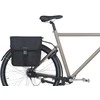 Basil miesto dviratininko sakva dviguba BASIL GO DOUBLE BAG 32L, Universal Bridge System, solid juodas (NEW 2025)