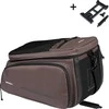 BASIL MOV TRUNK BAG, MIK su tvirtinimo adapteriu, 10-26L, Atsparus vandeniui, Rudas (NAUJIENA 2025)