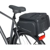 BASIL MOV TRUNK BAG, MIK su tvirtinimo adapteriu, 10-26L, Neperšlampamas, Juodas (NAUJIENA 2025)