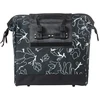 Basil Miesto kuprinė vienvietė BASIL GRAND FLOWER BICYCLE SHOPPER 23L, MIK Hooks System, juoda