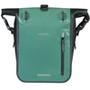 Basil Vientisa sakvo rankinė BASIL RIVO M SINGLE PANNIER BAG 12-15L, MIK Hooks System sidabrinė-žalia/juoda