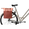 Basil BASIL VIVE BICYCLE SHOPPER viengubas krepšys, MIK kabliai, 15–20 l, vandeniui atsparus, bordo/rožinis