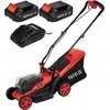 „YATO“ akumuliatorinė vejapjovė YT-85220 36V 2x18V 2x2,0Ah