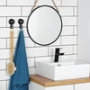 Bathroom Solutions Juodi siurbtukų kabliukai Vilde, 5,5 cm, 2 vnt.