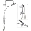 Bathroom Solutions Dušo kolonėlė su lietaus dušu, nerūdijančio plieno, aukštis 80 cm