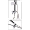 Bathroom Solutions Dušo kolonėlė su lietaus dušu, nerūdijančio plieno, aukštis 80 cm