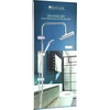 Bathroom Solutions Dušo kolonėlė su lietaus dušu, nerūdijančio plieno, aukštis 80 cm