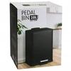 Bathroom Solutions DELTA metalinė šiukšliadėžė, juoda, 20 l