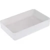 Bathroom Solutions Bamboo Kosmetikos laikiklis su bambuko dangteliu, 26 x 17 cm