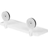 Bathroom Solutions Dušo lentyna 32x11,5x12 cm - Balta - Su siurbimo taurėmis