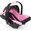 Bayer Design Bayer - Deluxe Car Seat for Dolls - Juodas & Rožinė (67960AA)