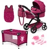 Bayer Design Bayer - Dolls pram Xeo mega set (17067AB)