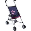 Bayer Design doll buggy, doll carriage (dark mėlynas / pink)
