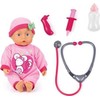 Bayer Design 33 cm Doctor Set Lėlė su 24 kūdikių garsais