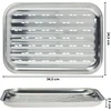 Bbq Line Grillplatte Grillblech Grillpfanne Lochblech aus Stahl perforiert 34,5x24,5 cm