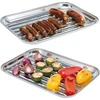 Bbq Line Grillplatte Grillblech Grillpfanne Lochblech aus Stahl perforiert 34,5x24,5 cm