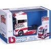 Bburago BBU 1:43 Street Fire HaulersCustom baltas/red 32201