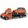 Bburago gatvė Fire Transport W Mini Cooper S 1: 43 BBURAGO