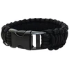 BCB Išgyvenimo apyrankė Paracord Bracelet BCB Juoda univ. dydis