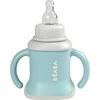 Beaba 3in1 mokomasis puodelis, spalva: airy green