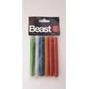 Klijai Beast Brusiņi 11x100mm Spalvoti 6vnt