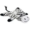 BEEZTEES Žaislas Pliušinis SZELESZCZĄCA ZEBRA 18cm