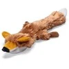 Beeztees Dog Toy Flatino pliušinis lapė squeaky 30cm