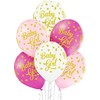 GoDan Belball Balony su nadrukiem na roczek - 12" - 6 vnt. universalus