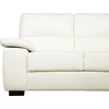 Beliani 2 vietų sofa VOGAR dirbtinė oda, kreminė
