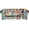 Beliani 3 vietų sofa CHESTERFIELD šviesiai žalia