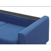Beliani 3 vietų sofa AVESTA, tamsiai mėlyna su atrama kojoms
