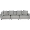 Beliani 3 vietų sofa SIGTUNA šviesiai pilka
