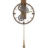 Beliani Sieninis laikrodis MARCOTE 30 cm metalinis auksinis