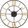 Beliani Sieninis laikrodis VALSOT 80 cm metalinis auksinis