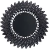 Beliani Sieninis veidrodis LARRAU 70 cm metalinis sidabrinis
